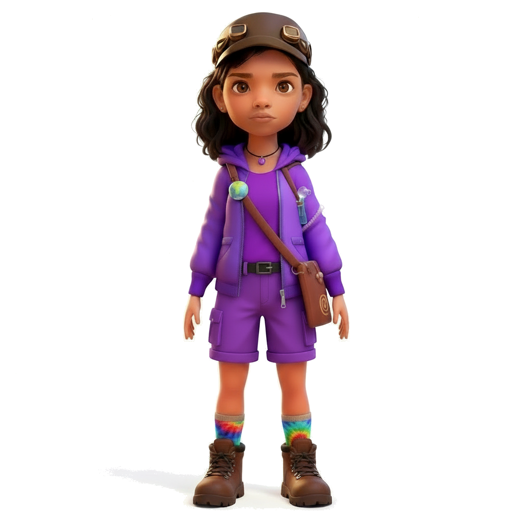 Andi — a young Puerto Rican kid from The Bronx, in her hiking gear, ready for the next chapter